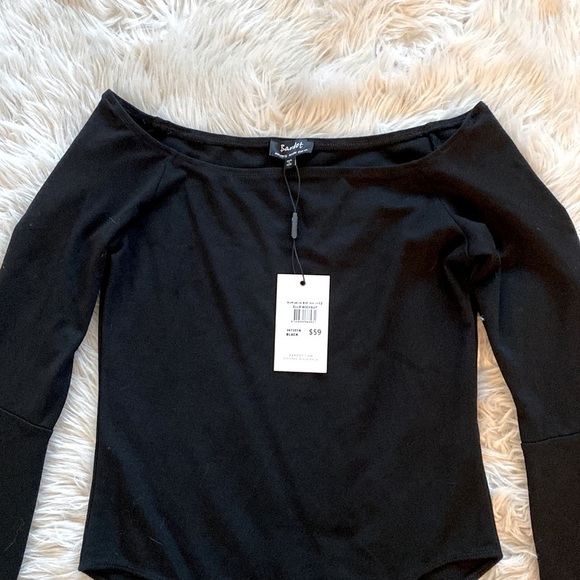 Bardot Ellie Off The Shoulder Bell Sleeve Bodysuit - Picture 7 of 11